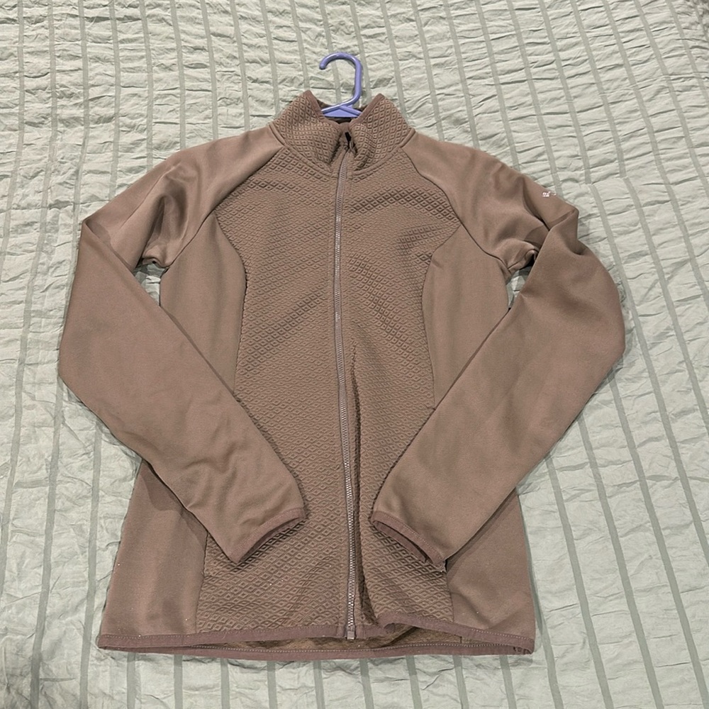 Women’s olive green Columbia zip up jacket
